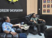 Danrem 043/Gatam Pimpin Entry Meeting Audit Ketaatan Dan Kinerja Periode III TA. 2024 Bersama Itjen TNI