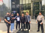 BIMTEK kepala Desa Kab Padang Lawas di Demo Mahasisa di depan KPK RI Jakarta Selatan