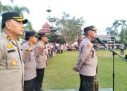 Polres Ogan Ilir Gelar Apel Pemberangkatan Casis Gel. II T.A. 2024