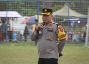 Pastikan Aman Kondusif, Ratusan Personel Gabungan Amankan Konser Musik  di Lampung Tengah