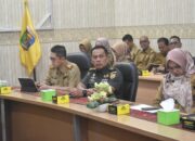 Kasrem 043/Gatam Ikuti Rapat Koordinasi Pengendalian Inflasi Di Daerah