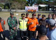 Polres Ogan Ilir Bersama Pemda Laksanakan Apel Gelar Pasukan dan Peralatan Kesiapsiagaan