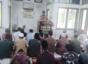 Jelang Pilkada Polsek Pitumpanua Beri Himbauan Waspada Curanmor dan Hoax di Masjid Nurul Huda