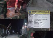 Danramil 2304 Anyar terjun langsung pantau Kegiatan Rekontruksi Jalan Desa Bunihara – Banjarsari