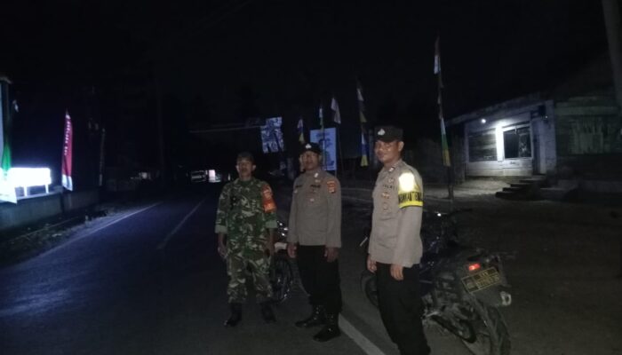 Sukseskan Pilkada 2024, TNI-Polri Sinergitas Gelar Patroli Malam di Way Tuba