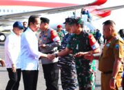 Satuan TNI, Polri Dan Pemda Wilayah Provinsi Lampung Amankan Kunker Presiden RI Resmikan Bendungan Marga Tiga, SPAM Dan Pasar Pasir Gintung