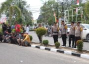 Kapolres Inhil Pantau Kelancaran Pendaftaran Calon Bupati dan Wakil Bupati