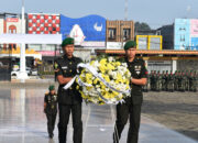 Jelang HUT Ke-77 Korem 043/Gatam Tahun 2024, Danrem 043/Gatam Pimpin Ziarah Rombongan Dan Kunjungi Anggota Yang Sedang Sakit