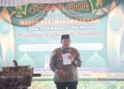 Ela-Azwar Calon Bupati Dan Wakil Bupati Lamtim Hadiri Pengajian Maulid Nabi di Sukadana Selatan