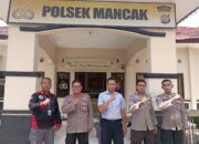 Silaturahmi Staff Redaksi Media Busernet.co.id Bersama Kanit Sabhara Polsek Mancak