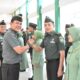 Danrem 043/Gatam Terima Laporan Korps Kenaikan Pangkat Perwira Dan Lantik Kenaikan Pangkat Bintara Dan Tamtama