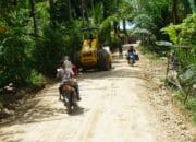 Jalan Gampong Paloh Punti Menuju Cot Trieng Sudah Bisa di Rasakan Manfaat Program TMMD