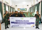 Anggota Kodim 0117/Aceh Tamiang Menerima Sosialisasi Program ASABRI Dan Aplikasi ASABRI Mobile