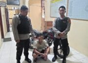 Tangkap Pelaku Pengelapan, Polsek Kuala Simpang Amankan 1 unit Sepeda Motor