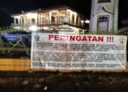 Debalang Negeri Kabupaten Tebo, Himbau Warga Jangan Rusak Spanduk Sanksi Adat