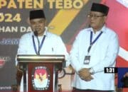 Paslon Aspan – Wartono Kuasai Panggung Debat Perdana Pilkada Tebo, Tampil Luwes dan Tegas