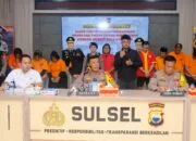 Kapolda Sulsel Pimpin Konferensi Pers Kasus Perdagangan Orang dan Pembunuhan di Luwu Timur