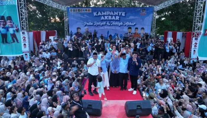 kampanye akbar pasangan nomor urut 2 Calon Walikota dan Wakil Walikota semakin membuktikan kecintaan masyarakat