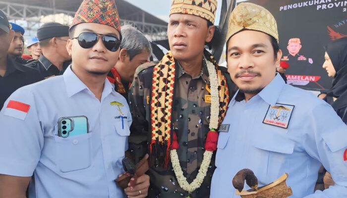 Laskar Lampung Hadiri Pengukuhan dan Pelantikan Pengurus DPD Grib Lampung